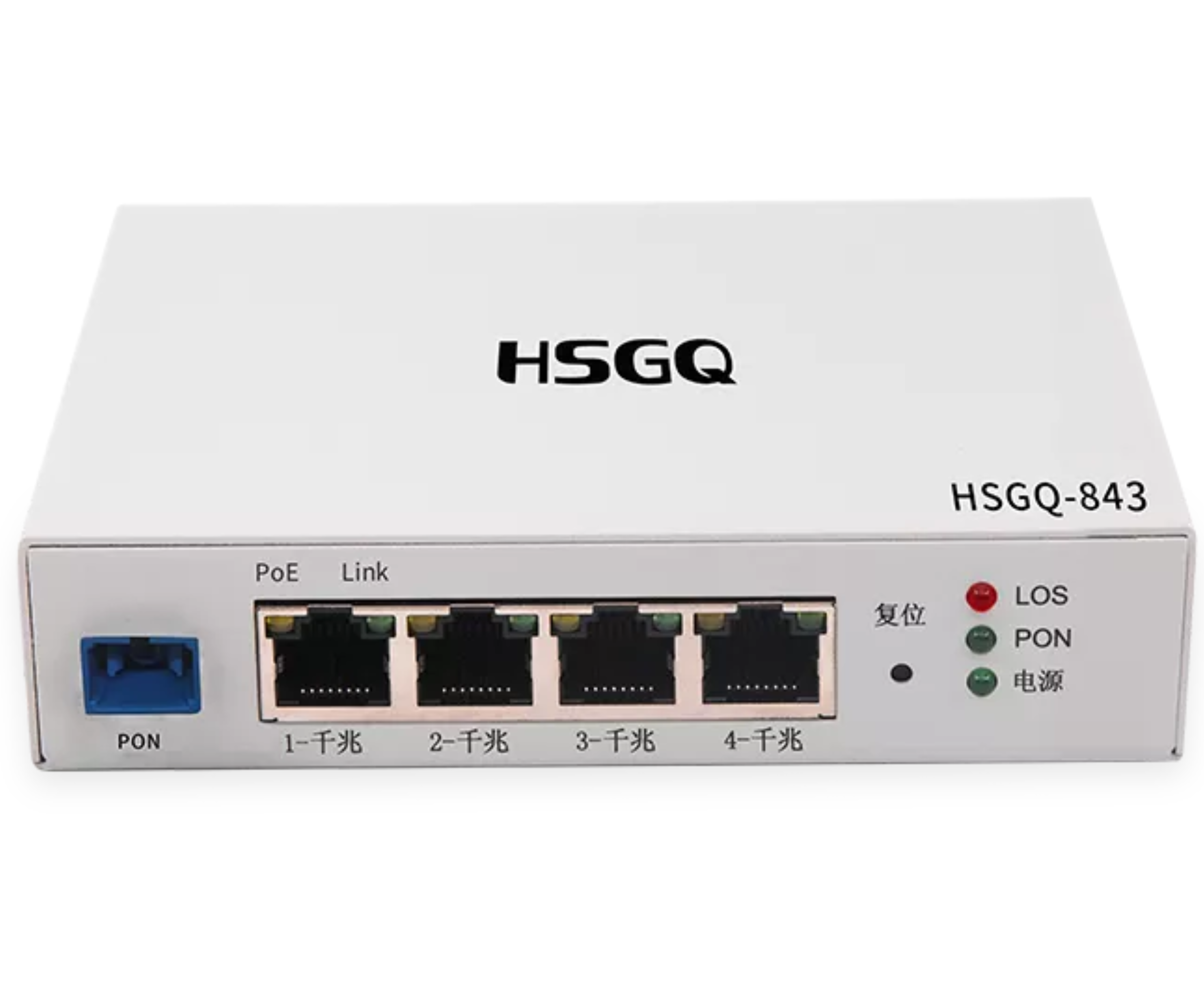 HSGQ-843 XPON MDU 4× 10/100/1000M RJ45 (PoE) 289